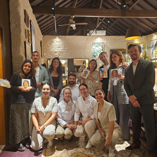 AMARANTE: Painting & Wine Tasting - make your onw art piece - Pena Rural History Cuisine: Old Cellars, Food, and Local Green Wines