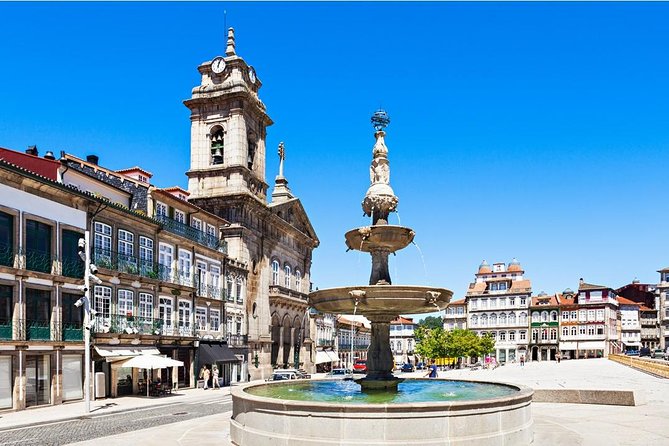 Braga and Guimarães Full Day Private Tour from Porto - Bom Jesus de Monte: the funicular, the sanctuary, and big views