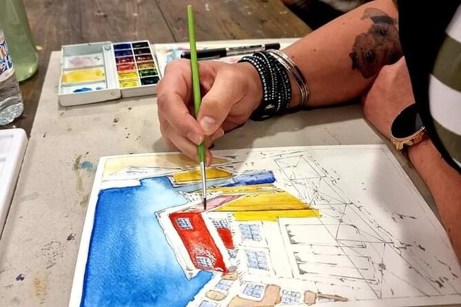 Create Watercolour With Hugo do Lago in Porto - Your take-home souvenir: a Porto scene you can revisit