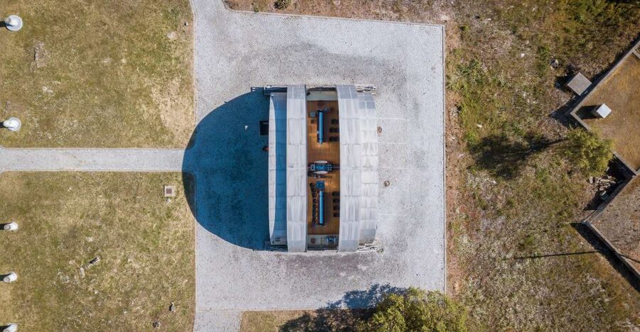 Exclusive visit to the Astronomical Observatory of Gaia - Gaia’s Monte da Virgem: a discreet observatory with a sky-opening roof