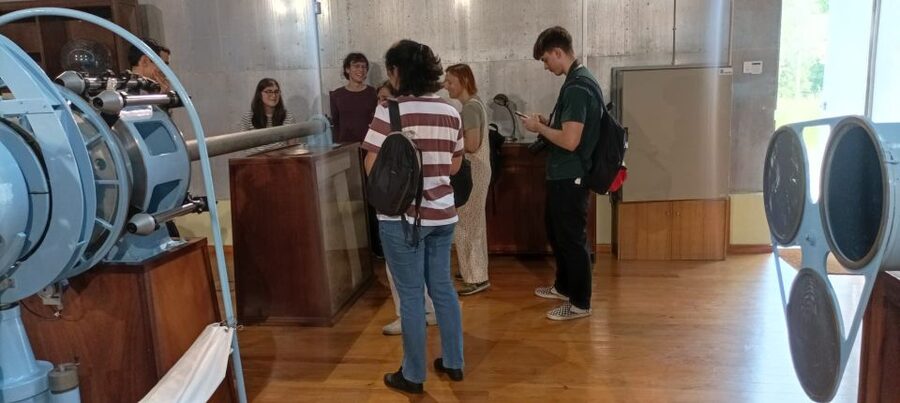 Exclusive visit to the Astronomical Observatory of Gaia - Entering the observatory’s centerpiece: the Mirror Meridian Circle