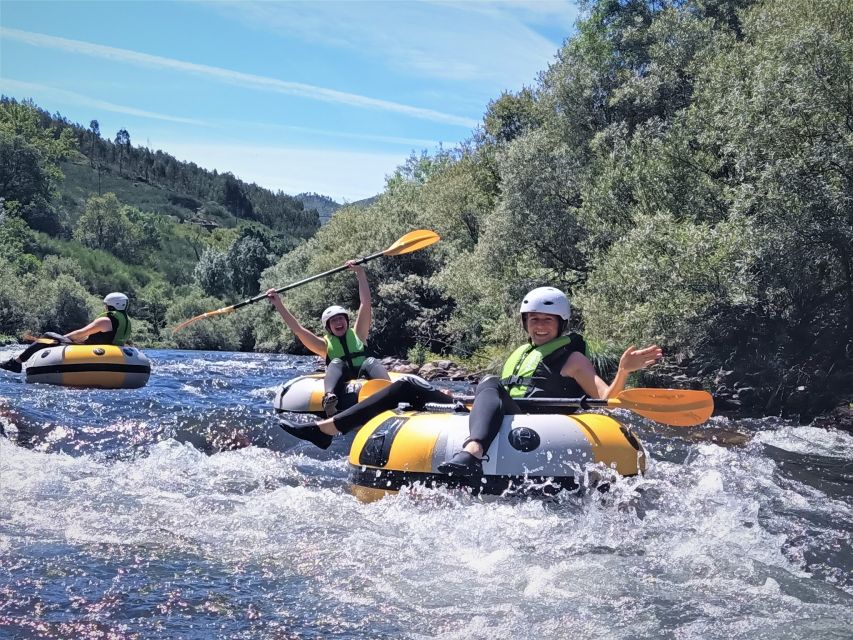 From Arouca: River Tubing - Adventure Tour - Vau River Beach lunch and the swim stop that cools you off