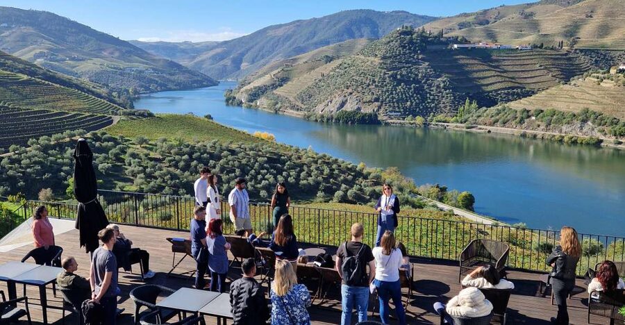 From Gaia Douro Valley Tour Wine Tasting River Cruise Lunch - Starting in Porto: the Dom Luis I bridge area sets the tone