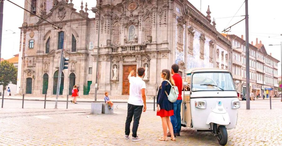 From Leixões: Private Porto Historic Center Tuk Tuk Tour - Bolhão market area and Rua de Santa Catarina, where Porto shops for real life