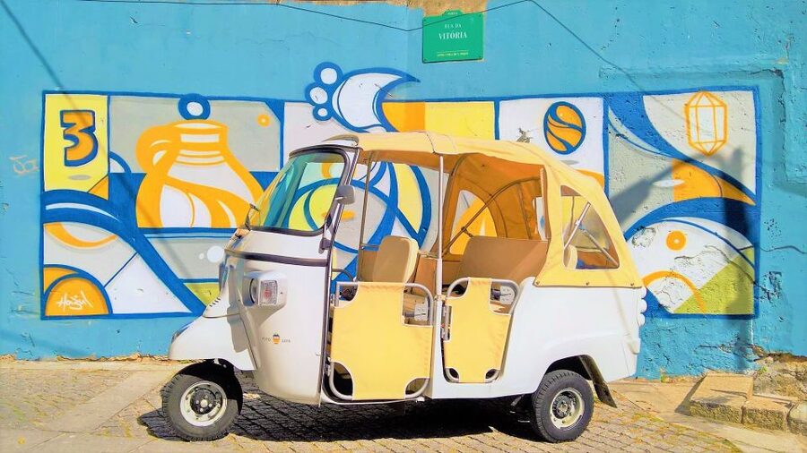 From Leixões: Private Porto Historic Center Tuk Tuk Tour - The Douro river drive and the Arrábida Bridge approach