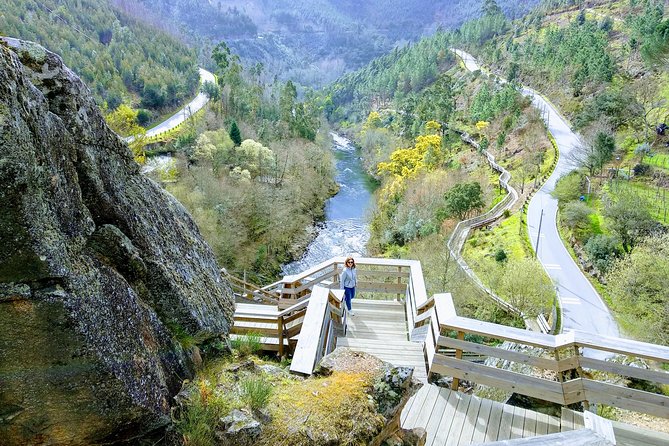 From Porto: Aveiro, Paiva Walkways, Suspension Bridge and Lunch - Arouca lunch: classic Portuguese flavors, green wine included