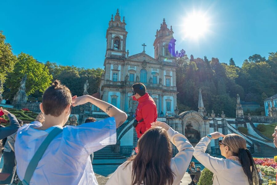 From Porto: Braga and Guimarães Full-Day Trip - Bom Jesus do Monte Sanctuary: baroque staircase plus real views