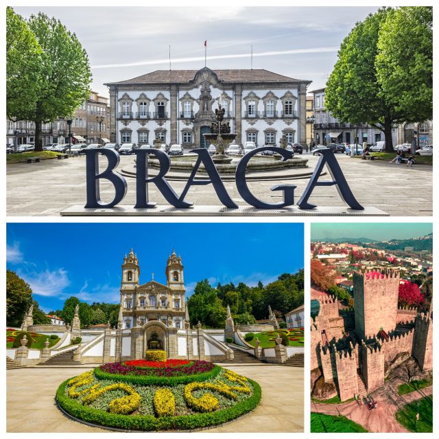 From Porto: Braga & Guimarães Full-Day Tour - Braga Cathedral and old streets: where baroque meets everyday life