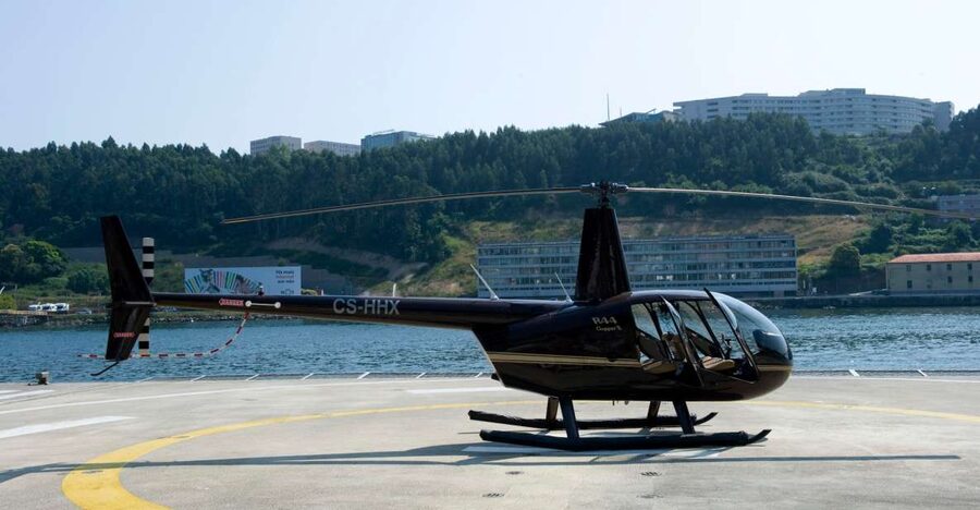 From Porto: City and Douro River Helicopter Sightseeing Tour - First Look at Porto: The heliport by the Douro