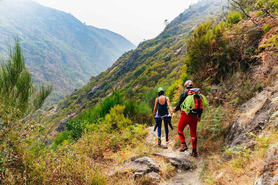 From Porto: Gerês National Park Canyoning Trip - Getting kitted out: wetsuit, hydro lace shoes, and real safety support