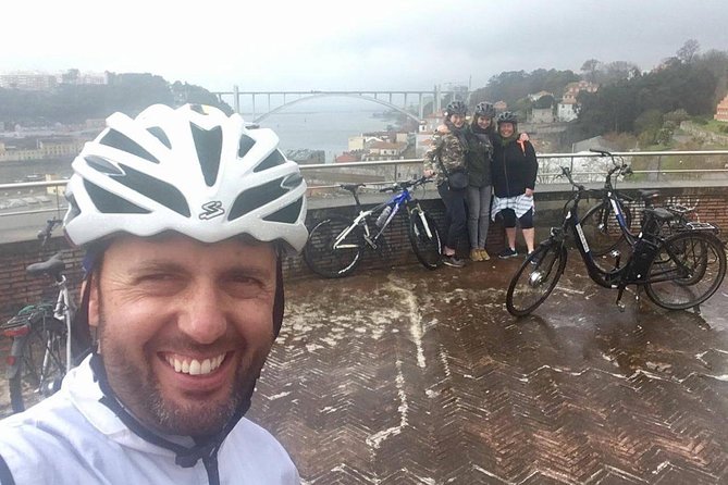 From Porto with view to Gaia: Private Bike Tour #DuckSideOfPorto - The ferry topside Douro River photo moment
