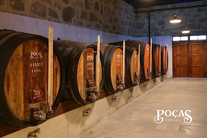 Poças Guided Visit and Wine Tasting of 3 Port Wines - The tasting room flight: White Port, LBV, Reserve Tawny in one session