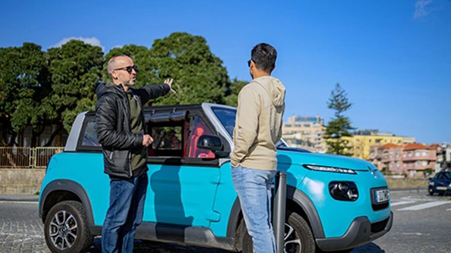 Porto: a ride along the coast in a fun eco-friendly car - Foz do Douro: gardens, Port wine time, and the seaside mood switch