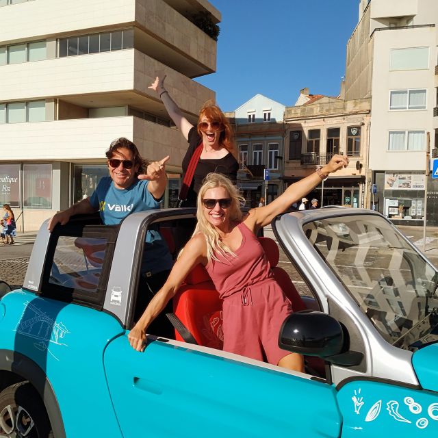 Porto: a ride along the coast in a fun eco-friendly car - Where you start, and how to find the meeting point in minutes