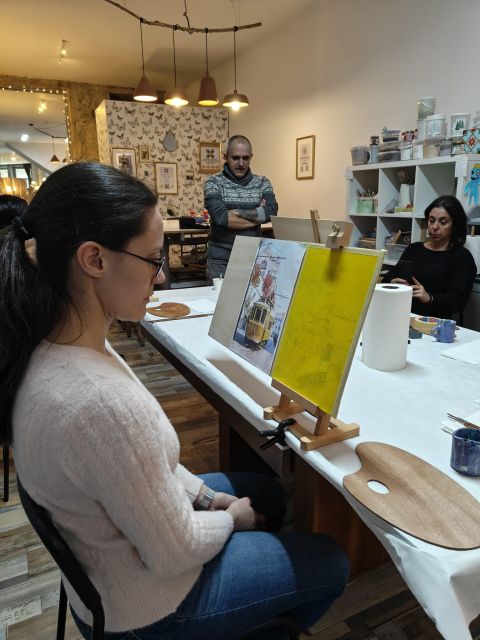 Porto: Acrylic and Oil Painting Class with a Local Artist - Meeting Emanuel Ribeiro at Boiler Studio and seeing Porto through his eyes