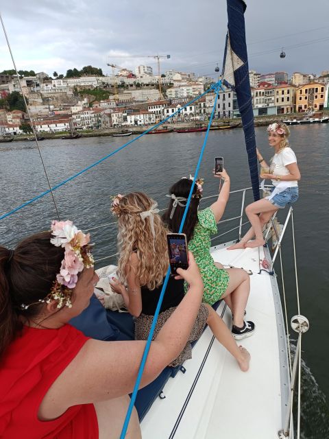 Porto: Charming Sailboat Bachelor Party with drinks - Optional upgrades for extra party flavor (tasting boards, open bar, kits, cake)