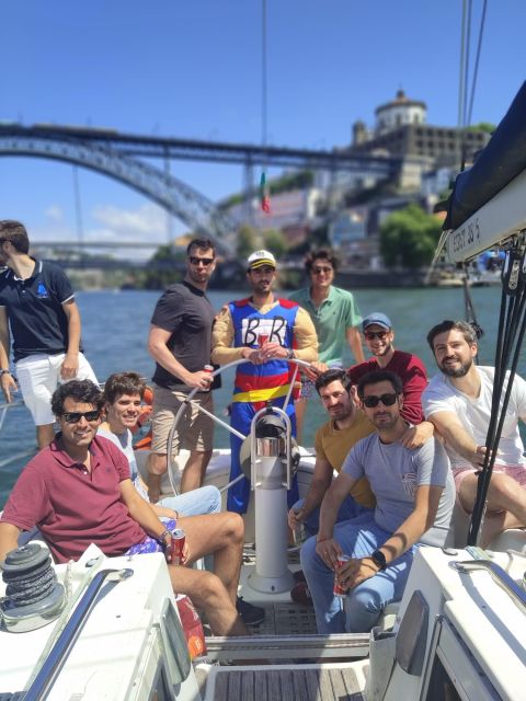 Porto: Charming Sailboat Bachelor Party with drinks - Price and value: $341 per group up to 8 people