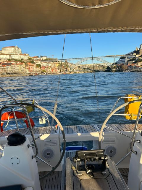 Porto: Douro river Boat tour with wine tasting (small group) - Under Sail Back to the Marina, With a Possible Dolphin Greeting