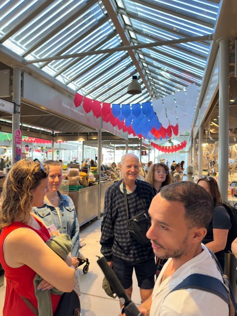 Porto: Local Market Tour & Cooking Class/Showcooking - The meal you get: olives, lupines, sausage, alheira, cod, pastel de nata