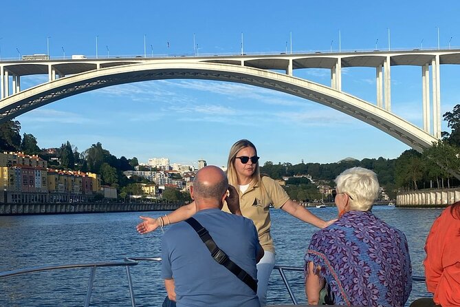 Porto: Private 6 bridges tour, Douro river with sunset option - Ponte de Dona Maria Pia beside the Eiffel bridge: 100+ years of design contrast