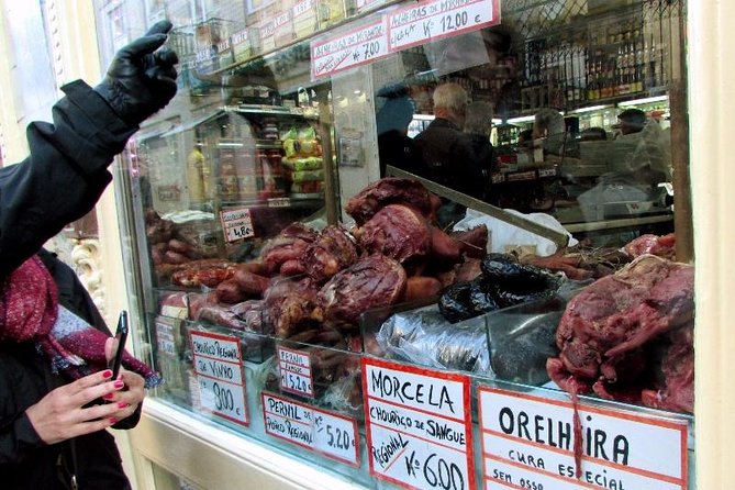 Porto Private Food & Wine Walking Tour with Market & Tastings - The sample menu, with what to expect from each course