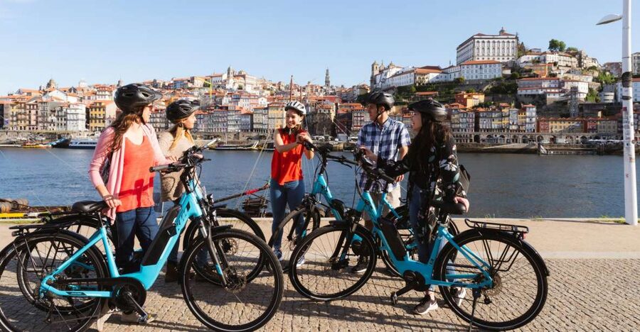 Porto: Riverside Panoramic E-Bike Tour - Jardim do Cálem, city gardens and the river-meets-life feeling