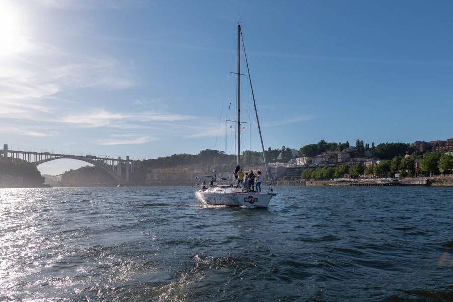 Porto: Romantic Sailboat Cruise - Your 2-hour route from Marina da Afurada to the Ribeira