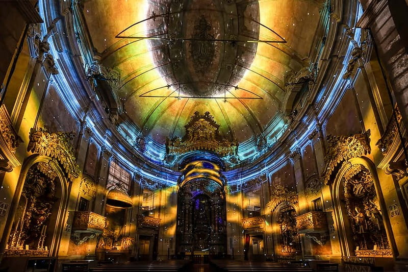 Porto: Spiritus Multimedia Show Entry Ticket - Clérigos Church at night, and why Spiritus works