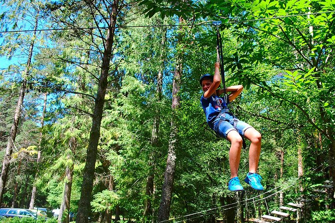 Rappelling and Climbing Adventure in Lamas de Mouro - Canopy slide: the moment your brain stops negotiating